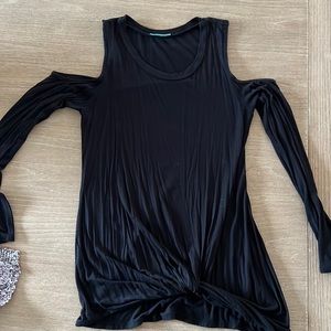 Womens open shoulder top